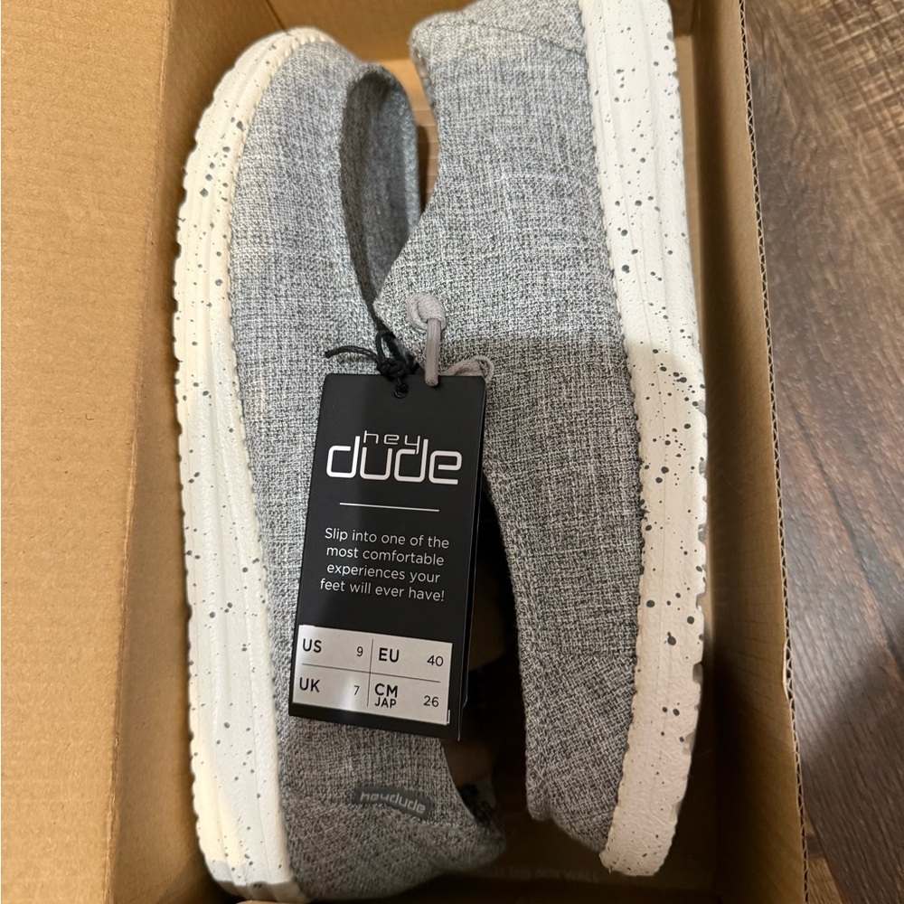 Hey Dude Gray Casual Shoes